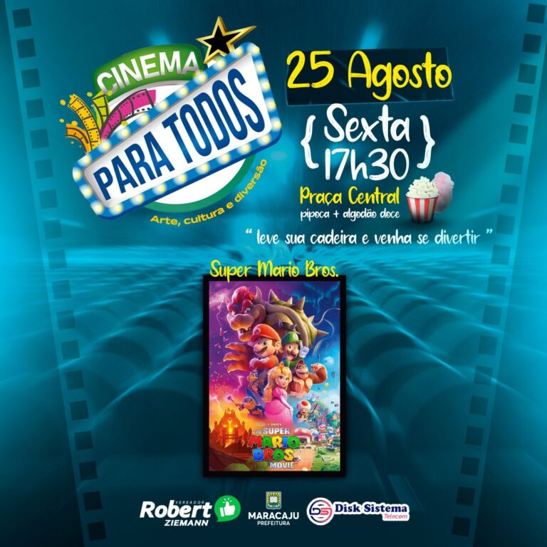 Maracaju Recebe o "Cinema para Todos": Uma Noite de Entretenimento Familiar ao Ar Livre nesta sexta (25)
