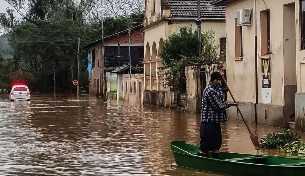 Rio Grande do Sul já assistiu diversos estragos nos últimos meses provocados por ciclones extratropicais
Defesa Civil/RS