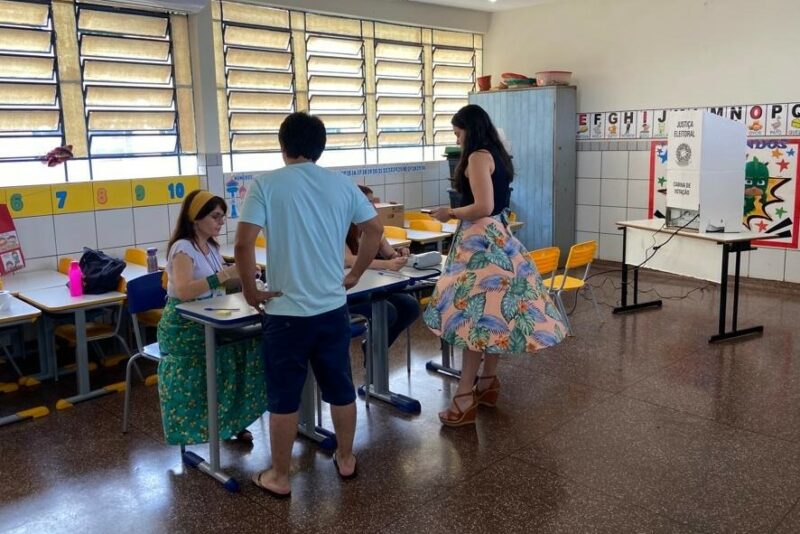 Eleição em Dourados teve suporte técnico da Justiça Eleitoral (Foto: Rodrigo Pirola/Prefeitura de Dourados)