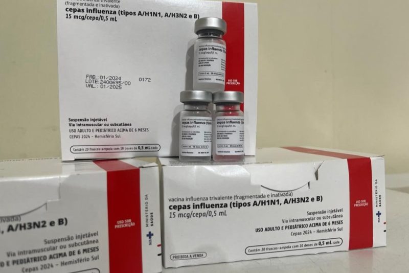 Vacina contra gripe é produzida pelo Instituto Butantan (Foto: Divulgação/Sems)